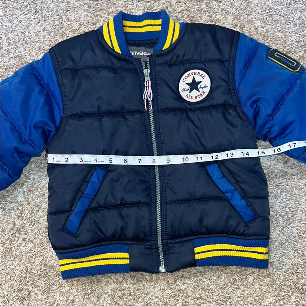 Converse‎ Blue and Black Puffer Jacket